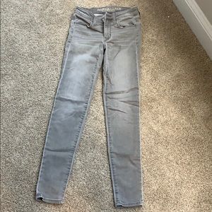 American Eagle Gray Jeans Size 0